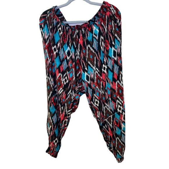 New Look Women's Jogger Bohemian Pants Multicolor - Size 3XL - Picture 1 of 7